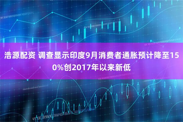 浩源配资 调查显示印度9月消费者通胀预计降至150%创2017年以来新低